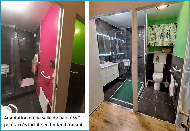 Adaptation salle de bain / WC